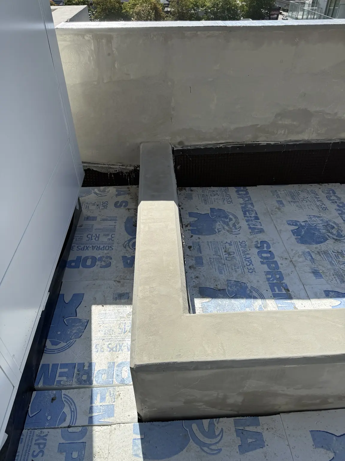 Concrete sacking, patching and skim-coat finishing work in Richmond, BC.